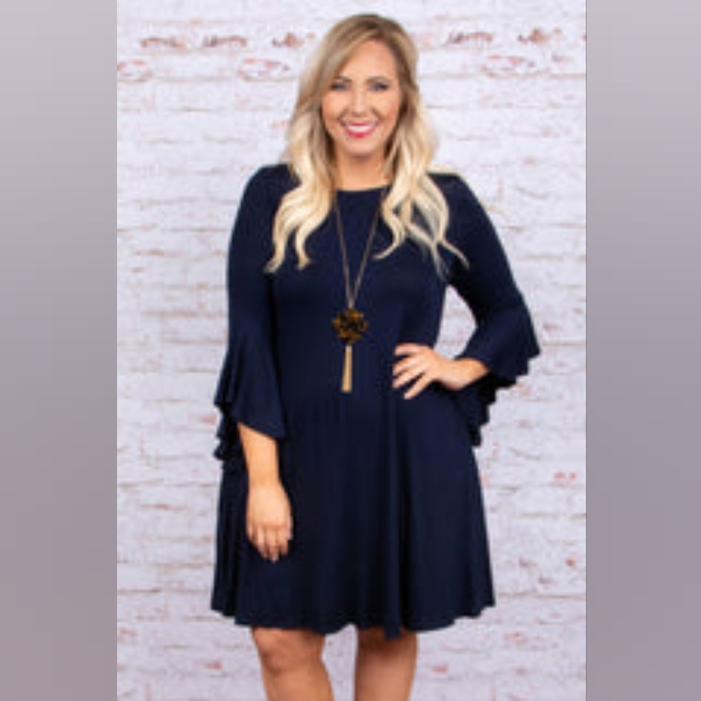 Chic Soul Navy Dress